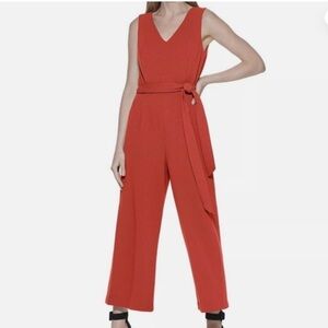 Calvin Klein V Neck Tank Jumpsuit